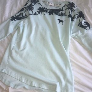 Victoria’s Secret Pink oversized varsity crew